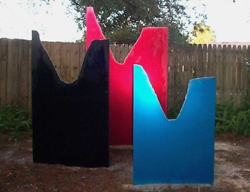 Tri Construction sculpture